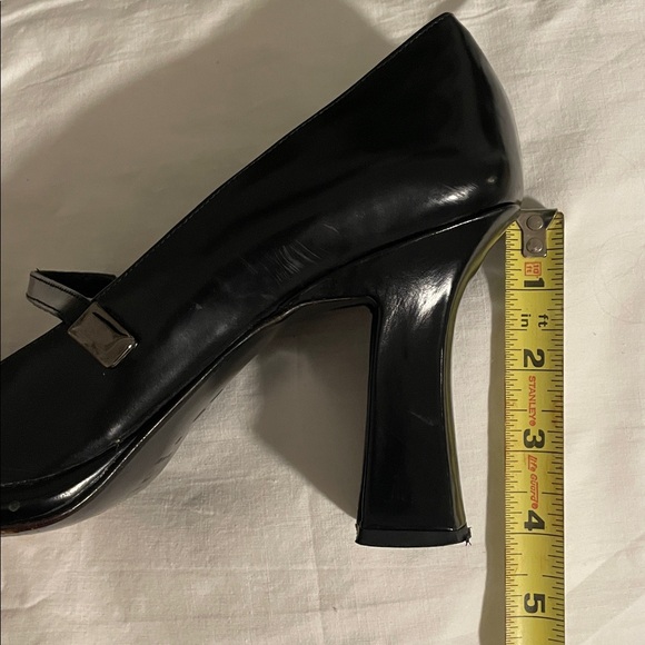 Via Spiga Black Mary Jane Chunky Heels -SZ 10 - Italy - Picture 12 of 12